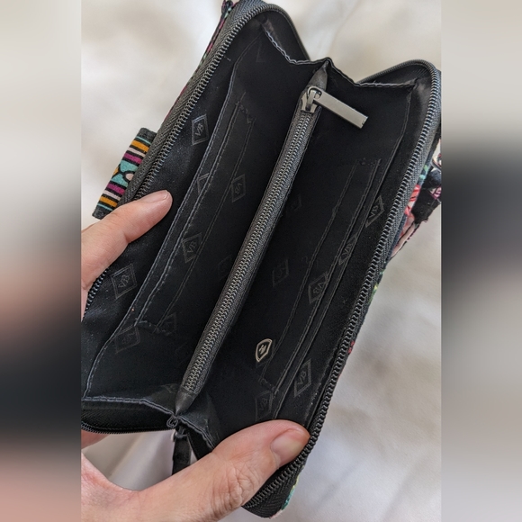 NWOT Vera Bradley Iconic RFID Combo Wristlet in Vines Floral - Picture 6 of 8